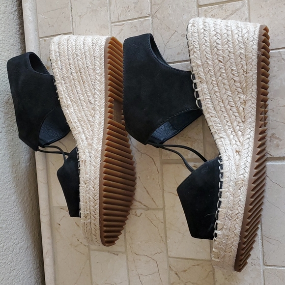 NEW Eileen Fisher Espadrille Sandals - Picture 4 of 8